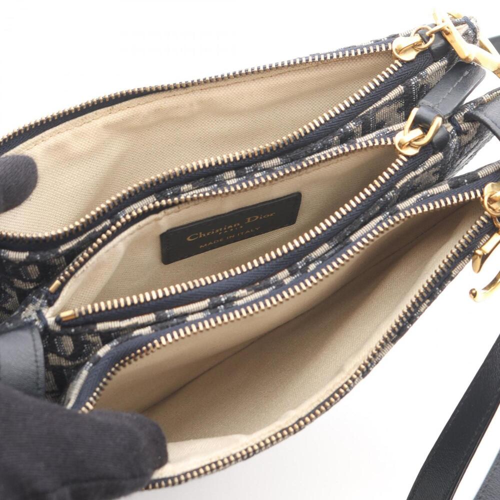 CHRISTIAN DIOR Cream Leather Shoulder Bag - Picture 3 of 12